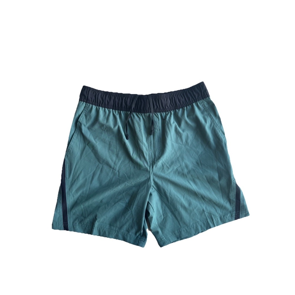 Leg3nd Men's Athletic Shorts Size Medium Green Lightweight Zippered Pocket